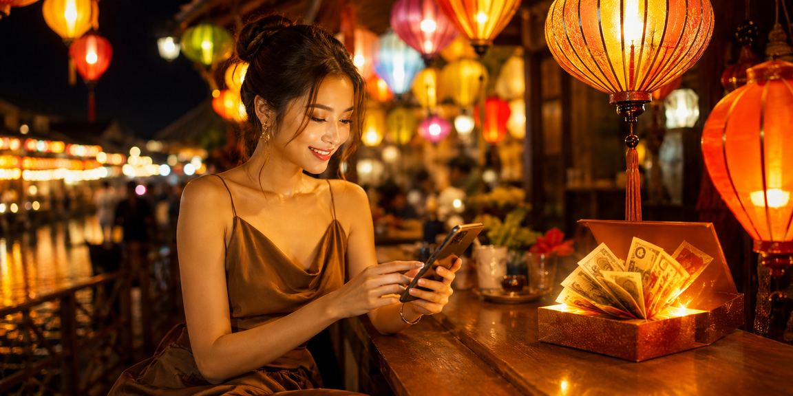 Người dùng di động trải nghiệm Jackpot cùng a27 tại Hội An